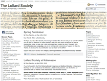 Tablet Screenshot of lollardsociety.org